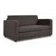 Диван Сольста 77000108 140x70x78 см рогожка цвет темно-коричневый