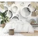 Фотообои флизелиновые Luxury walls 400x270 см Круги AM13404-4