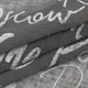 Тюль 1 м/п Города лен 300 см цвет серый