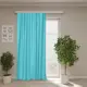 Штора на ленте димаут Ален 140x280 см цвет бирюзовый
