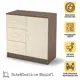 Комод Стендмебель Комод 4 ящика 80x41.4x76.6 см ДСП цвет бежевый