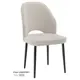 Кухонный стул Milavio Скарлет light 25Ч 86x57x47 см велюр цвет светло-бежевый
