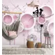 Фотообои флизелиновые Luxury walls 300x270 см для девочки 3d Одуванчик