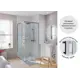 Комплект стекол для душевой ширмы Sensea Easy 100x100 см прозрачное стекло, цвет профиля на выбор