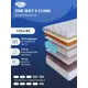 Матрас SkySleep ONE WAY 5 S1000 125x185 см независимый пружинный блок, полутораспальный, ортопедический, кокосовый