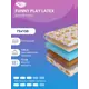 Матрас SkySleep Funny Play Latex 75x150 см беспружинный, детский, ортопедический, латексный, кокосовый