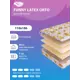 Матрас SkySleep Funny Latex Orto 110x186 см беспружинный, полутораспальный, ортопедический, латексный