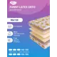 Матрас SkySleep Funny Latex Orto 90x130 см беспружинный, односпальный, ортопедический, латексный