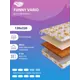 Матрас SkySleep Funny Vario 120x220 см беспружинный, полутораспальный, ортопедический, латексный, кокосовый