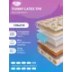Матрас SkySleep Funny Latex TFK 120x210 см независимый пружинный блок, полутораспальный, ортопедический, латексный, кокосовый