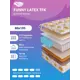Матрас SkySleep Funny Latex TFK 80x195 см независимый пружинный блок, односпальный, ортопедический, латексный, кокосовый
