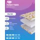 Матрас SkySleep Funny Fiber 95x195 см беспружинный, односпальный, ортопедический