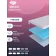 Тонкий матрас SkySleep Orto 5 на кровать тахту 145x225 см, беспружинный, для дивана, жесткость: средняя, полутораспальный, ортопедический