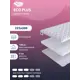 Топпер SkySleep Eco Plus на оттоманку 225x200 см, беспружинный, жесткость: средняя, двуспальный, ортопедический