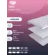 Топпер SkySleep Eco на кушетку 165x200 см, беспружинный, жесткость: средняя, двуспальный, ортопедический