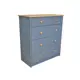 Комод Dipriz Хаба 5 ящиков 75x35x80 см дерево цвет серый/бежевый