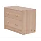 Комод Dipriz Раст 2 ящика 62x30x50 см дерево цвет без покрытия