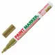 Маркер-краска лаковый 2 мм. золотой. без запаха Brauberg PRO. 150867