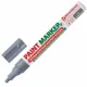 Маркер-краска лаковый 4 мм. серебряный. без запаха Brauberg PRO. 150875
