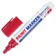 Маркер-краска лаковый 6 мм. красный. Brauberg Pro Plus Extra. 151452