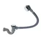 Сифон для ванны Tim BAS0270P(A) 1 1/2"х40 мм клик-клак белый