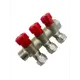 Коллектор Vieir на 3 выхода 3/4"x1/2" латунь