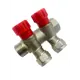 Коллектор Vieir на 2 выхода 3/4"x1/2" латунь