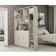 Стеллаж с полками Пеликан 150x207.6x33 см ЛДСП цвет ясень анкор светлый