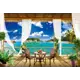 Фотообои флизелиновые DeliceDecor И 090 Терраса остров 400x270см