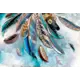 Фотообои флизелиновые DeliceDecor И 1382 Цветные перья 400x270см