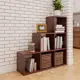 Стеллаж с секциями Мебель-м 105x105x29 см ЛДСП цвет венге