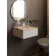 Консоль с бортиком Storys Сиена 40x18x34 см 1 ящик ЛДСП цвет белый/дуб сонома
