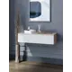 Консоль Storys Сиена 95x18x34 см 1 ящик ЛДСП цвет белый/дуб сонома