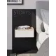 Тумба с бортиком прикроватная Storys Сиена 40x20x34 см 1 ящик ЛДСП цвет бежево-белый