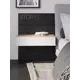 Тумба прикроватная Storys Сити 110x18x34 см 1 ящик ЛДСП цвет белый/дуб сонома