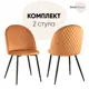 Комплект кухонных стульев 2 шт Стул груп Lilly 85x57x46 см велюр цвет терракотовый