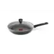 Сковорода с крышкой Tefal 4211924 24 см алюминий цвет серый