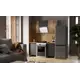 Кухонный гарнитур Mebiplex Грейс 160x215x60 см ЛДСП цвет канадский дуб/темно-серый/дуб вотан