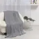 Плед Этель 9303840, 240x220 см, жаккард, цвет серый