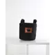 Корзина Grinoteka 16x16x16 см текстиль цвет черный