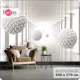 Фотообои флизелиновые Bartonwall 500x270 см 3d Абстракция Шар