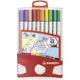 Маркер для скетчинга Stabilo Pen 68 brush568_20-0211, 20 шт