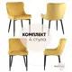 Стул кухонный Стул груп Ститч 82x63x43 см велюр цвет оранжевый MC15 KD HLR-41 Box