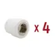 Муфта комбинированная Aqualink 1/2"x25 мм ВП-ВР полипропилен 4 шт k16670