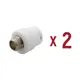 Муфта комбинированная Aqualink 1/2"x25 мм ВП-НР полипропилен 2 шт k16709