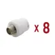 Муфта комбинированная Aqualink 1/2"x25 мм ВП-НР полипропилен 8 шт k16712