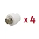 Муфта комбинированная Aqualink 3/4"x25 мм ВП-НР полипропилен 4 шт k16735