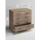 Комод Regent Style 74x75x40 см 4 ящика ЛДСП цвет коричневый