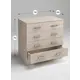 Комод Regent style Пикар 4 ящика 74x40x75 см ЛДСП цвет коричневый
