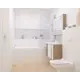Керамическая плитка Cersanit Glory 00001102249 25x75см цвет белый